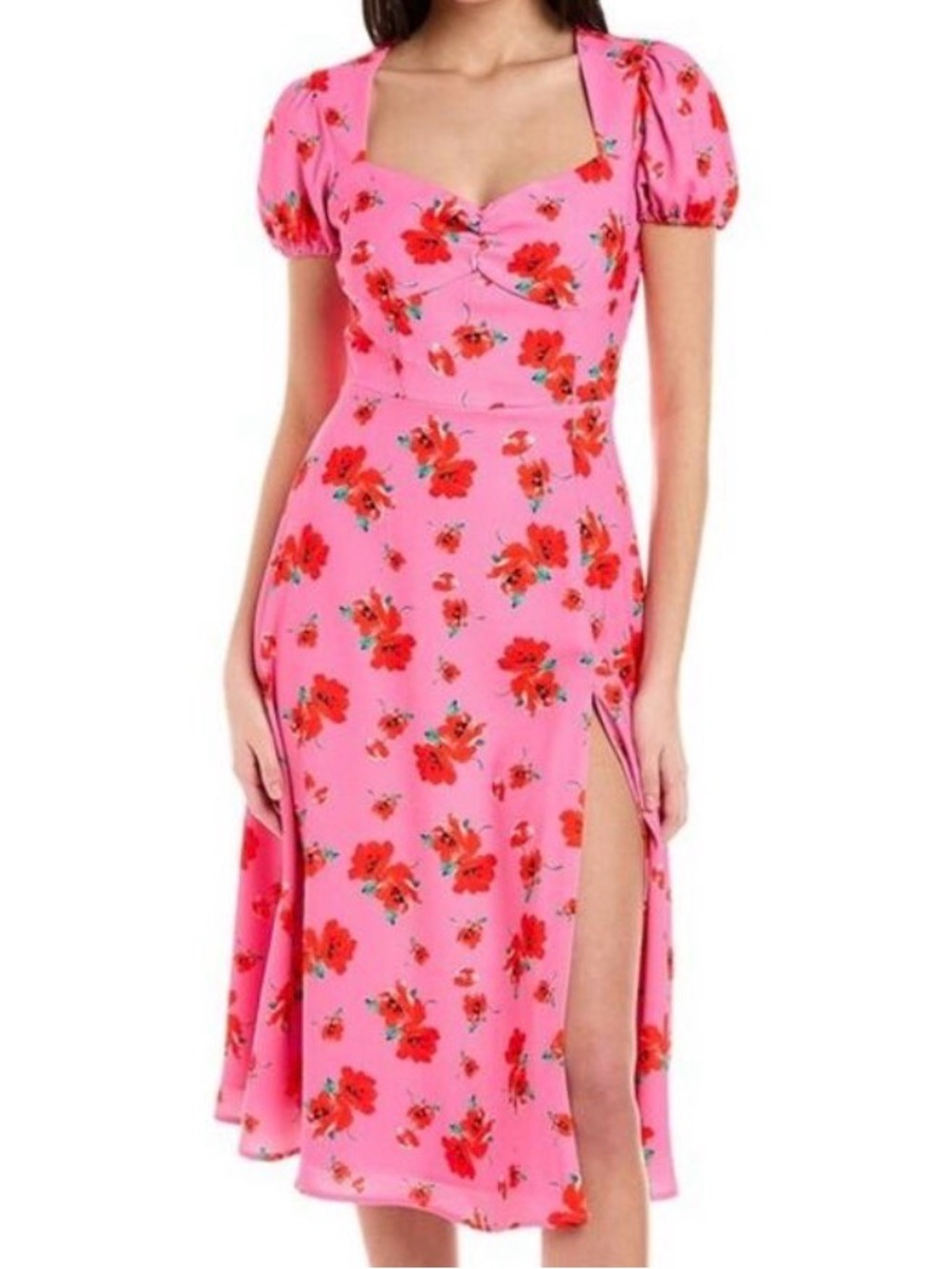Alexia Admor Gracie Sweetheart Midi Dress